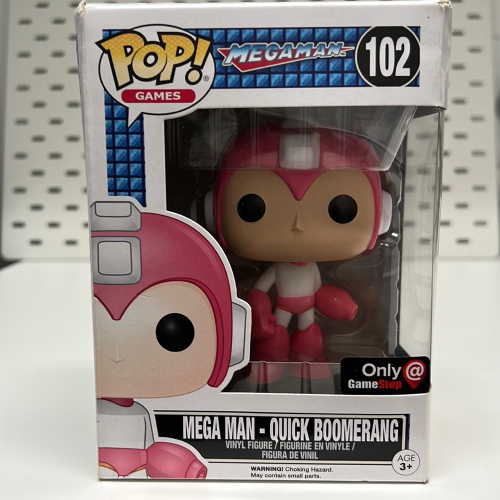 Funko POP - Mega Man Quick Boomerang - Vinyl Figure - 102 - Gamestop Exclusive